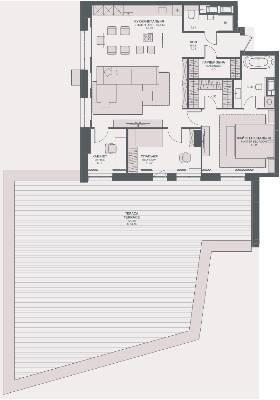 3-комнатная 142.97 м² в ЖК TRIIINITY от 84 400 грн/м², Киев
