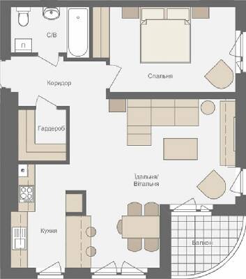 1-комнатная 64.95 м² в ЖК Villa Magnolia от 29 750 грн/м², Львов