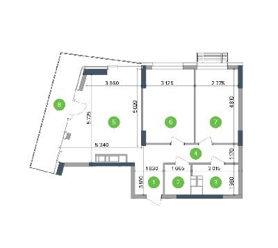 2-кімнатна 79.02 м² в ЖК Метрополіс від 43 479 грн/м², Київ