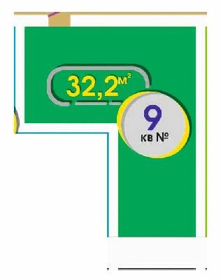 1-кімнатна 32.2 м² в ЖК Сузір'я 2020 від 14 500 грн/м², Кропивницький