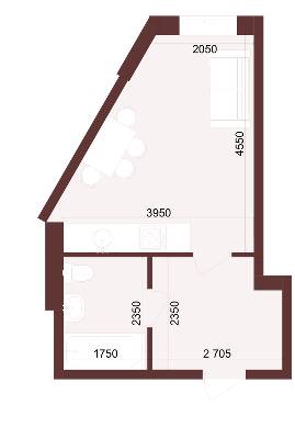 1-комнатная 24.54 м² в ЖК Urban One Klochkivska от 23 700 грн/м², Харьков