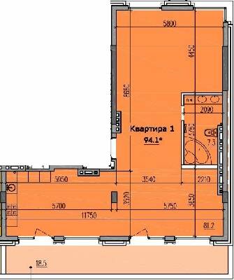 3-кімнатна 94.1 м² в КБ Класік Хол від 39 150 грн/м², Дніпро