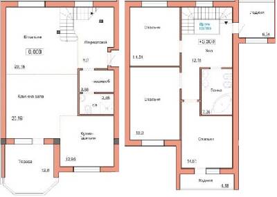 Двухуровневая 147.43 м² в ЖК Три шоколада от 18 700 грн/м², Житомир