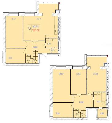 Двухуровневая 163.52 м² в ЖК Avila Lux II от 19 000 грн/м², Хмельницкий