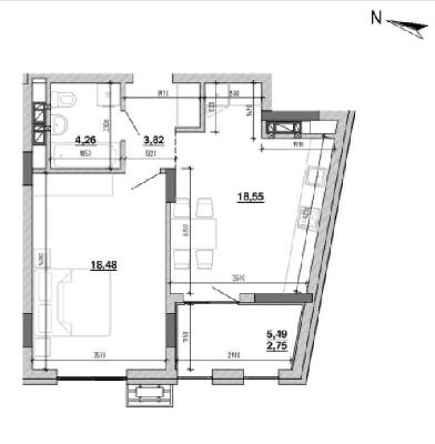 1-комнатная 50.64 м² в ЖК Містечко Підзамче от 21 703 грн/м², Львов