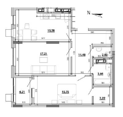 2-комнатная 73.41 м² в ЖК Містечко Підзамче от 30 335 грн/м², Львов