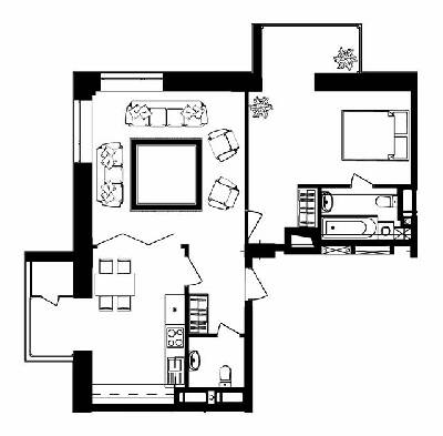 2-комнатная 68 м² в ЖК Manhattan от 15 950 грн/м², Ивано-Франковск