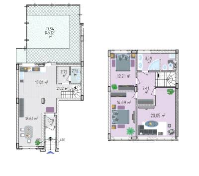 Таунхаус 120.69 м² в ЖК Лавандовий від 29 095 грн/м², м. Бровари