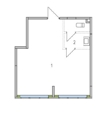1-кімнатна 35.09 м² в ЖК Madison Gardens від 35 000 грн/м², м. Бровари