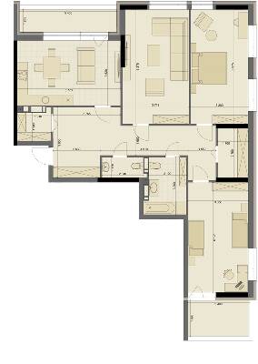 3-комнатная 132.16 м² в ЖК High Hills от 42 650 грн/м², Харьков