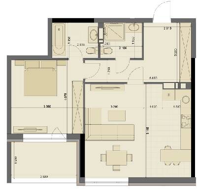 2-комнатная 71.05 м² в ЖК High Hills от 44 050 грн/м², Харьков