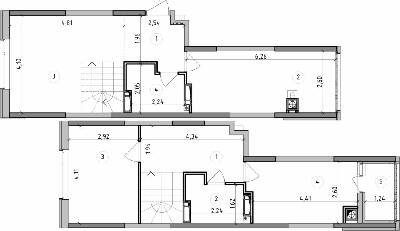 Двухуровневая 82.53 м² в ЖК Оптимісто от 22 000 грн/м², с. Гатное