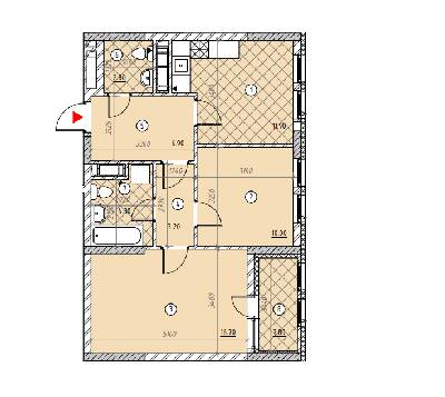 2-кімнатна 60.1 м² в ЖК SKY AVENUE від 35 309 грн/м², Київ