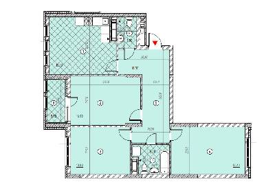 3-кімнатна 94 м² в ЖК SKY AVENUE від 33 341 грн/м², Київ