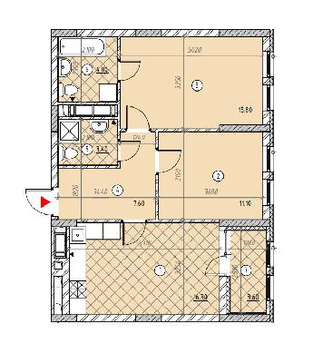 2-кімнатна 63.2 м² в ЖК SKY AVENUE від 36 062 грн/м², Київ