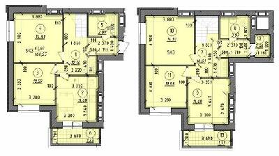 Двухуровневая 108.55 м² в ЖК Французский бульвар от 14 150 грн/м², г. Вышгород