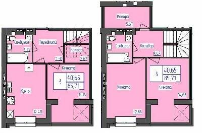 Двухуровневая 85.71 м² в ЖК Олимпийский от 16 500 грн/м², Харьков