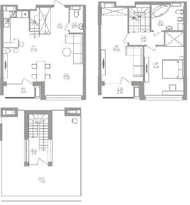 Дворівнева 103.86 м² в ЖК Greenville на Печерську від 49 150 грн/м², Київ
