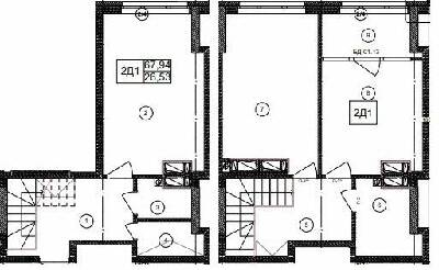 Дворівнева 67.94 м² в ЖК Olympic Park від 28 000 грн/м², Київ