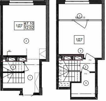Дворівнева 47.1 м² в ЖК Olympic Park від 29 500 грн/м², Київ