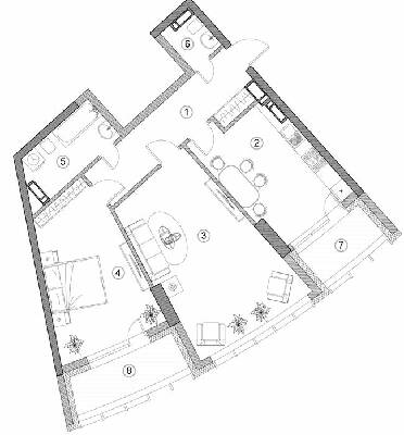 2-кімнатна 81.8 м² в ЖК Aria від 64 000 грн/м², Київ