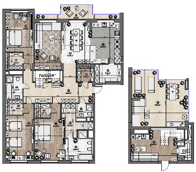 Дворівнева 244.33 м² в ЖК Dynastia BC від 26 950 грн/м², м. Біла Церква