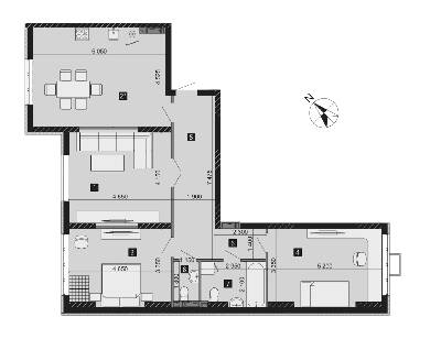 3-кімнатна 106.19 м² в ЖК LIKO-GRAD Perfect Town від 26 000 грн/м², Київ