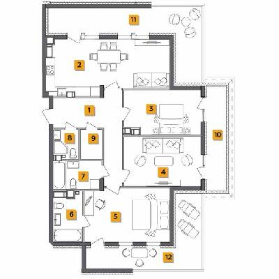 3-кімнатна 118.72 м² в ЖК Basa city від 32 000 грн/м², с. Ходосівка