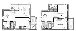 Двухуровневая 84.77 м² в ЖК Брюссель от 42 000 грн/м², Харьков