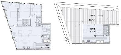 Двухуровневая 257.51 м² в МФК Ermolaev Center от 70 050 грн/м², Днепр