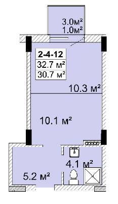 1-кімнатна 32.7 м² в ЖК SMART City-2 від 19 150 грн/м², Одеса