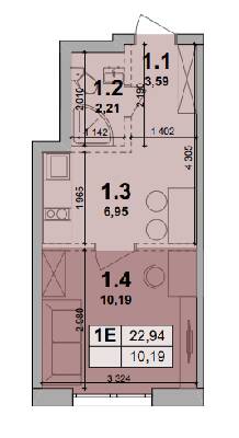 Студія 22.94 м² в ЖК Petrivsky Residence від 29 000 грн/м², с. Святопетрівське