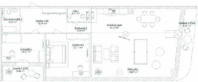 2-кімнатна 135.22 м² в ЖК KANDINSKY Odessa Residence від 70 945 грн/м², Одеса