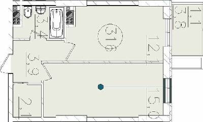 1-кімнатна 37.6 м² в ЖК Пространство на Тульской від 21 300 грн/м², Одеса