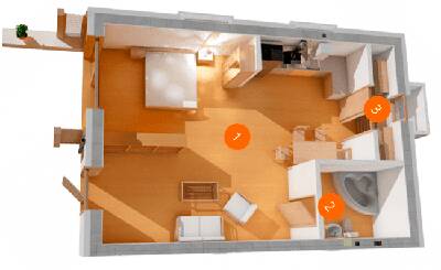 1-комнатная 59.63 м² в ЗК Королева Гора от 17 150 грн/м², с. Борки