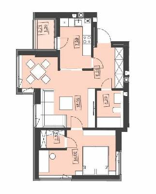 2-кімнатна 55.01 м² в ЖК Святий Миколай від 16 950 грн/м², м. Бібрка