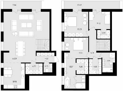 Дворівнева 159.83 м² в ЖК Avalon Flex від 21 000 грн/м², Львів