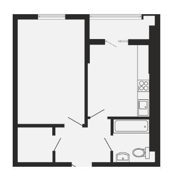 1-комнатная 44.91 м² в ЖК Национальный от 33 750 грн/м², Львов