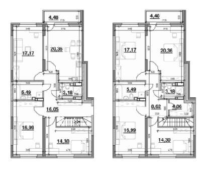 Двухуровневая 192.67 м² в ЖК OK`LAND от 28 021 грн/м², Киев
