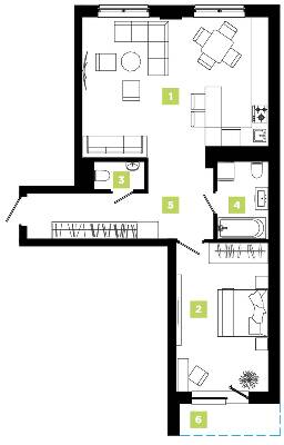 2-кімнатна 70 м² в ЖК Паркова алея від 24 000 грн/м², Івано-Франківськ