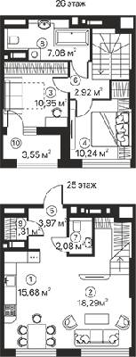 3-кімнатна 75.47 м² в ЖК Terracotta від 26 208 грн/м², Київ