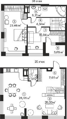 Дворівнева 118.56 м² в ЖК Terracotta від 30 030 грн/м², Київ