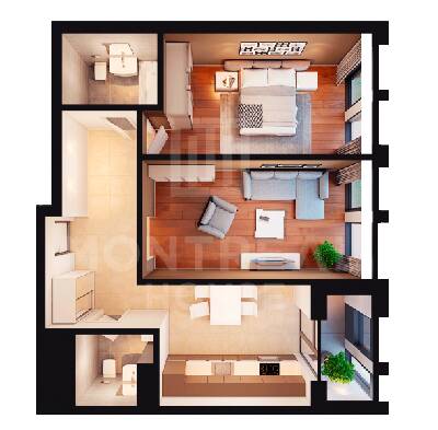 2-кімнатна 70.6 м² в ЖК Montreal House від 64 975 грн/м², Київ