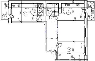3-комнатная 93.18 м² в ЖК Эспланада от 16 800 грн/м², Сумы