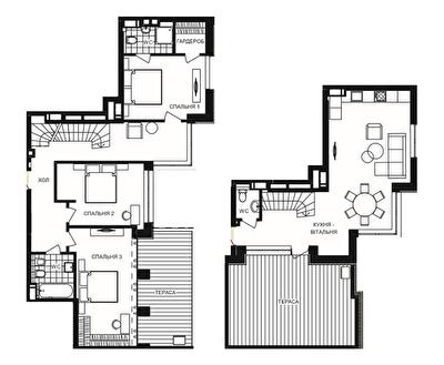 Двухуровневая 128.43 м² в ЖК Crystal Park Tower от 47 500 грн/м², Киев