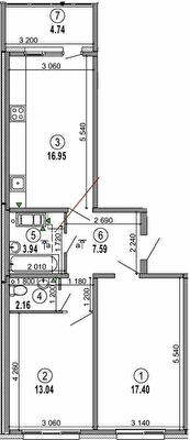 2-комнатная 65.82 м² в ЖК LaLaLand от 32 000 грн/м², Киев