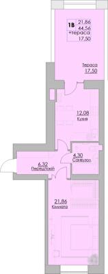 1-комнатная 62.06 м² в ЖК Греків Ліс от 20 150 грн/м², г. Умань