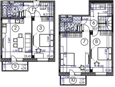 Дворівнева 114.64 м² в ЖМ Саванна Сіті від 17 000 грн/м², м. Бровари