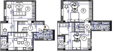 Дворівнева 137.89 м² в ЖМ Саванна Сіті від 17 000 грн/м², м. Бровари