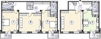 Дворівнева 187 м² в ЖМ Саванна Сіті від 14 500 грн/м², м. Бровари